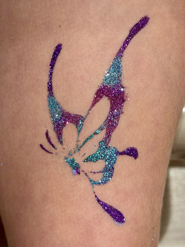 Blue Butterfly Tattoo