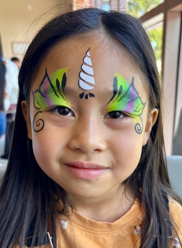 Butterfly Unicorn Face Paint