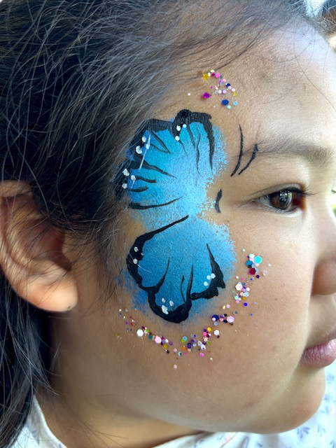 Flower Cheek Makeup