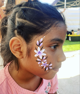 Flowers Face Paint