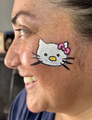 Hello Kitty Face Paint