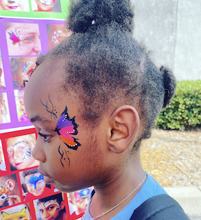 Petite Butterfly Face Paint