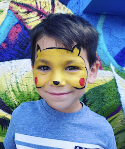 Pikachu Face Paint