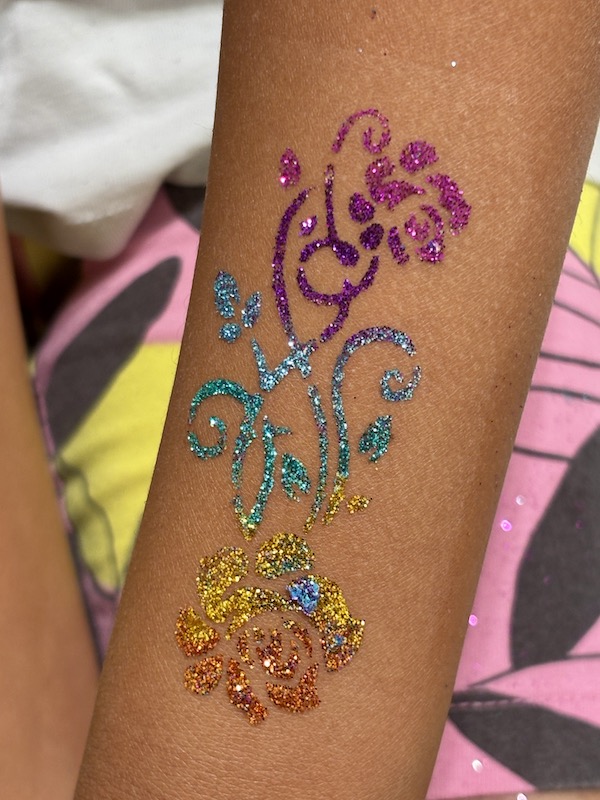 Princess Glitter Tattoo